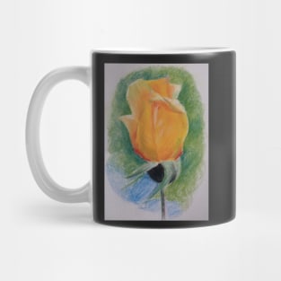 yellow rose Mug